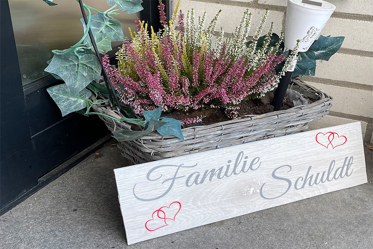 Alles schöne für's Wohnen. Türschilder, Wandtattoos, etc.